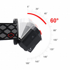 Фонарь налобный с датчиком движения, фонарик аккумуляторный Следопыт PT-FLG25